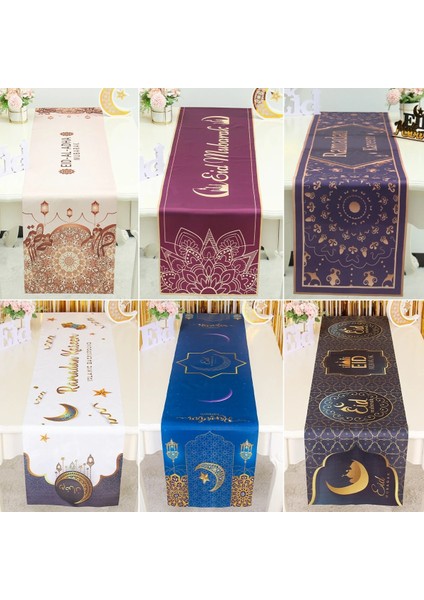Eıd Masa Koşucu 35 Eıd Mubarak Masa Koşucu Ramazan Süslemeleri 2023 Ev Masa Örtüsü Ramazan Kareem Eid Al Adha Islam Müslüman Parti Dekorasyonu (Yurt Dışından) fırsatları