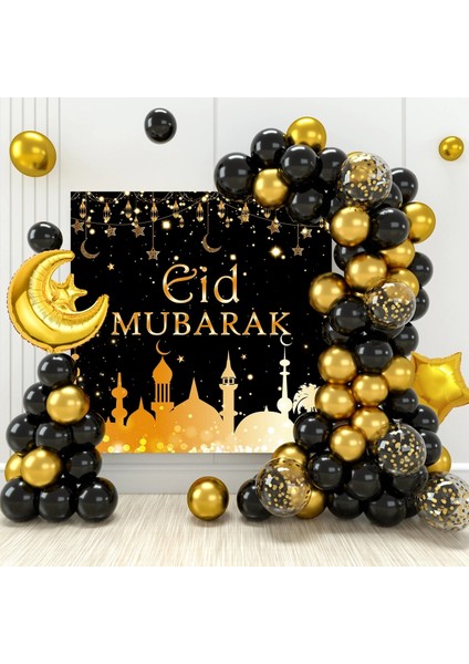 Bayram Zemin 3 Eid Mubarak Balonlar Arka Plan Ramazan Dekorasyon 2023 Ramazan Kareem Parti Eid Mubarak Müslüman Islam Dekor Mutlu Eid Al Kurban Bayramı (Yurt Dışından) modelleri