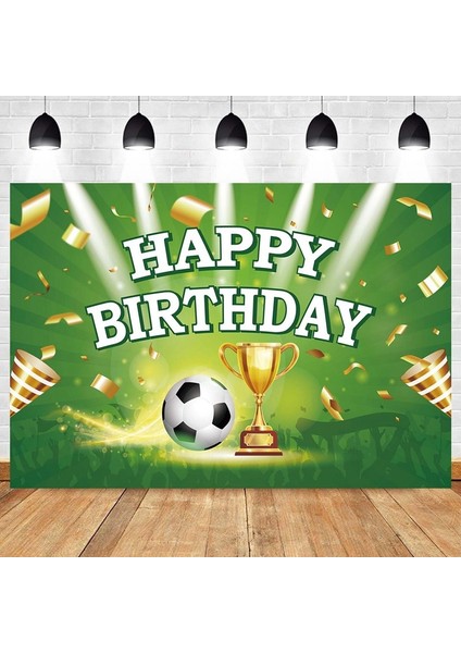 Bayrak 1 Futbol Doğum Günü Dekorasyon Erkek Mutlu Doğum Günü Futbol Afiş Masa Örtüsü Sofra Futbol Parti Doğum Günü Bebek Duş Malzemeleri (Yurt Dışından) fiyatları