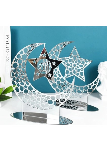 Style-10-Silver-1 Eid Mubarak 2023 Ramazan Dekorasyon Ev Islam Müslüman Parti Dekor Için Eıd Hediyeler Abaya Al Adha Kareem Düğün Doğum Günü Hediyeleri (Yurt Dışından) fiyatları