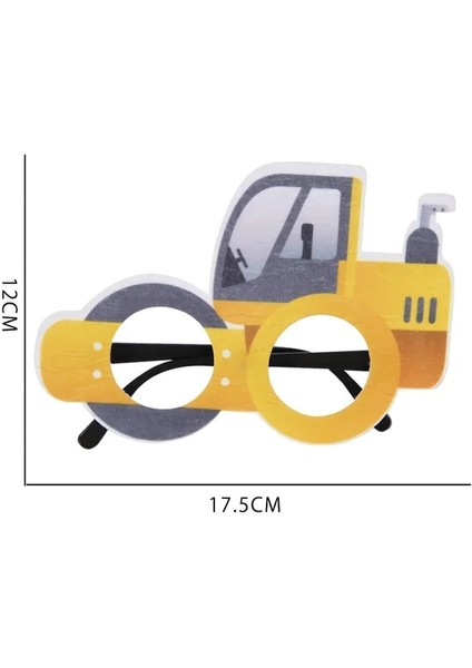 Tip 10 2022 Yeni Plastik Inşaat Araç Gözlük Vinç Buldozer Forklift Fotoğraf Sahne Çerçeve Çocuğun Inşaat Doğum Günü Partisi Kaynağı (Yurt Dışından) fiyatları