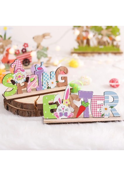 6 Adet Gözlük 2023 Karikatür Paskalya Ahşap Süs Tavşan Tavşan Çiçek Ahşap Paskalya Masa Dekoru Paskalya Parti Masası Süslemeleri Malzemeleri (Yurt Dışından) indirimleri