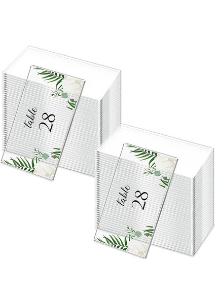 9X5X0.1 cm 50 Adet 25/50/100 Adet Şeffaf Boş Akrilik Dikdörtgen Düğün Koltuk Kartı Dıy Düğün Parti Ziyafet Doğum Günü Masa Işareti 9x5 cm 1mm Kalın (Yurt Dışından) fiyatları