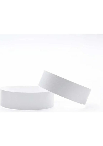 Beyaz 250X19MM 1000 Adet Vıp Parti Dekorasyon Kağıdı Bilezik Sentetik Kağıt Bileklikler Toplantı Yapışkan Düz Renk Kağıt Bileklik Parti Malzemeleri (Yurt Dışından)