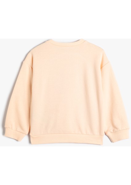 Sweatshirt Uzun Kollu Bisiklet Yaka Yaz Temalı Pamuklu fiyatları
