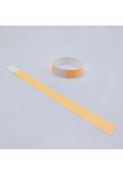 Neon Turuncu 250-25MM Ddjoy Tyvek Bileklikler Su Geçirmez Rahat Yırtılmaya Dayanıklı Kağıt Bilezik Bilek Bantları Konserler Festivaller Için Giriş (Yurt Dışından)