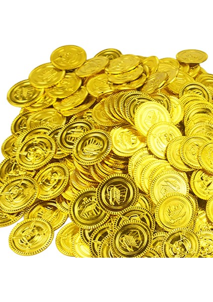 100 Adet Altın 100 Adet Korsan Altın Paralar Cadılar Bayramı Plastik Sahte Altın Cadılar Bayramı Noel Süslemeleri Ev Çocuklar Için Favor Oyun Hazine Malzemeleri (Yurt Dışından) indirimleri