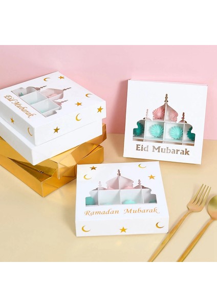1 Adet Şeker Kutusu Eid Mubarak Şeker Hediye Kutuları Ramazan Dekorasyon 2023 Eid Mubarak Ramazan Kareem Müslüman Islam Festivali Parti Dıy Dekor Malzemeleri (Yurt Dışından) fırsatları