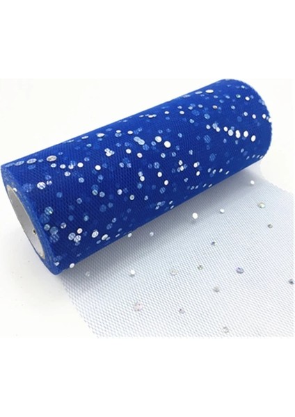 Kraliyet Glitter Pul Tül Rulo 15 cm 10 Metre Tutu Kumaş Düğün Dekorasyon Organze Tutu Etek Lazer Tül Rulo Dıy Zanaat Malzemeleri (Yurt Dışından)