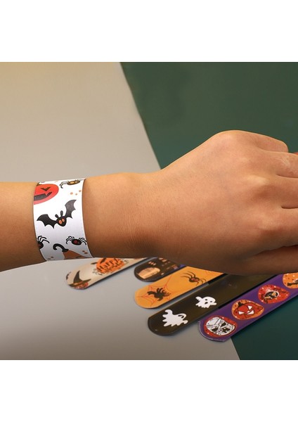 Set 1-10 Adet Cadılar Bayramı Tokat Bilezik 510 Adet Karikatür Bilek Kayışı Noel Çocuk Dostluk Çiftler Bilezikler Cosplay Parti Dekorasyon (Yurt Dışından) indirimleri