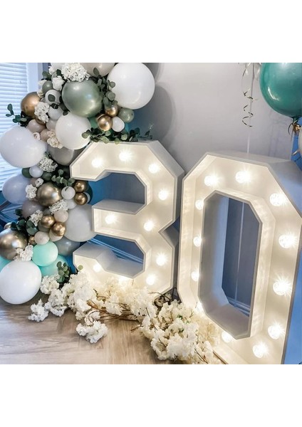 Stil 9 91.5 cm Dev Doğum Günü Şekil Balon Dolum Kutusu 10 Işıkları ile Doğum Günü Numarası Balon Çerçeve Düğün Dekorasyon Bebek Duş Kutusu (Yurt Dışından) indirimleri