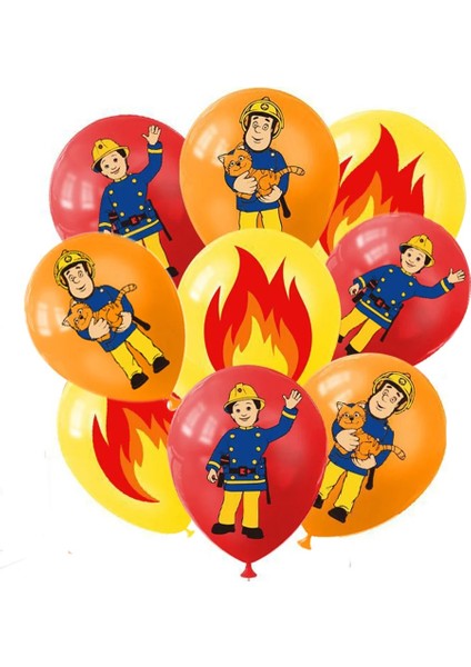 1 Takım 12 Adet Itfaiyeci Sam Doğum Günü Süslemeleri Yangın Balonları Çocuklar Itfaiyeci Parti Malzemeleri Itfaiye Aracı Numarası Folyo Balon 3 4 5 6 (Yurt Dışından) fiyatları