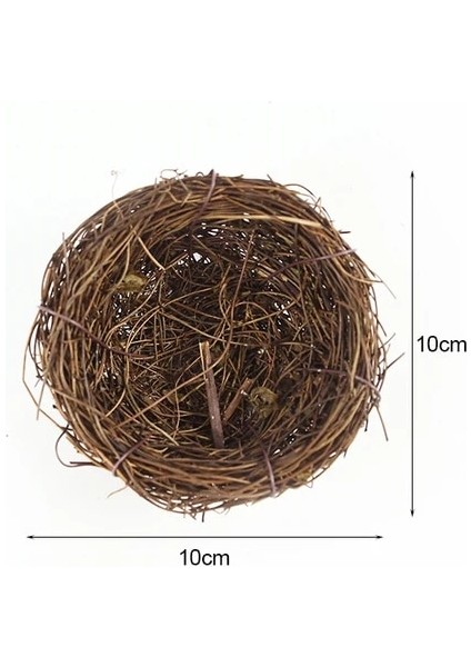 10CM 8-20CM Doğa Rattan Kuş Yuvası Paskalya Yumurtası Dekorasyon Pervane Yapay Yuva Paskalya Partisi Için Ev Bahçe Dekorasyonu Dıy Zanaat (Yurt Dışından)