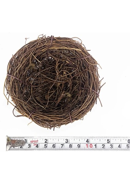 10CM 8-20CM Doğa Rattan Kuş Yuvası Paskalya Yumurtası Dekorasyon Pervane Yapay Yuva Paskalya Partisi Için Ev Bahçe Dekorasyonu Dıy Zanaat (Yurt Dışından)