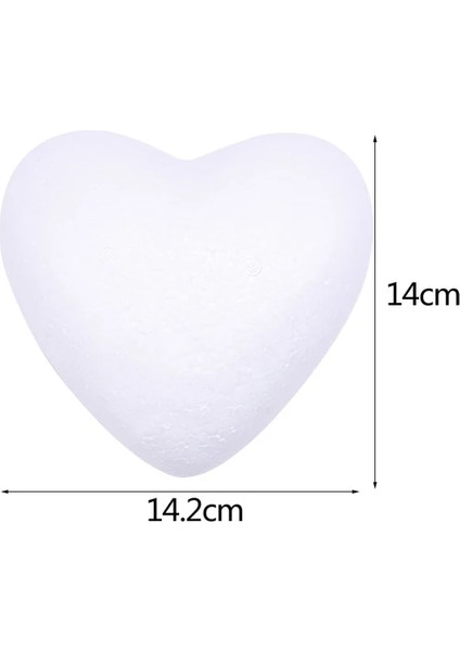 Kalp 14 cm LED Gül Teddy Bear Sevgililer Günü Hediyesi Dıy Doğum Günü Hediyesi Polistiren Strafor Ayı Bunny Kalp Kalıp Paskalya Için (Yurt Dışından)