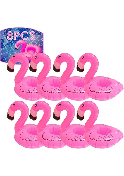 8 Adet Flamingo A 20-1 Adet Flamingo Bardak Tutucu Yüzme Havuzu Su Şamandıra Şişme Içecek Bardak Havuz Drinkware Tepsi Pembe Kuş Parti Dekorasyon (Yurt Dışından)