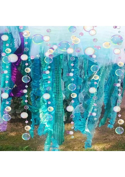 Balonlar-D Deniz Altında Mavi Kabarcık Çelenkler Küçük Denizkızı Parti Süslemeleri Asılı Kabarcıklar Çıtası Okyanus Doğum Günü Bebek Duş Dekor (Yurt Dışından) fiyatları