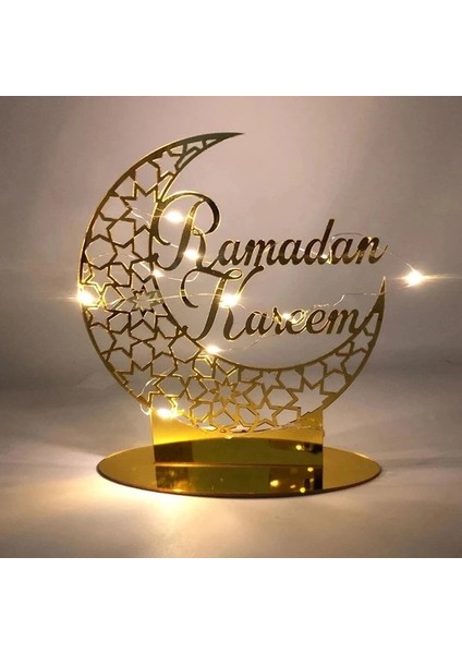 Stil-11-3 Altın Akrilik Müslüman Ramazan Kareem 2023 Eid Mubarak Dekorasyon Ev Için Ramazan Bayramı Yardım Moubarak Parti Dekor Malzemeleri Hediyeler (Yurt Dışından) fiyatları