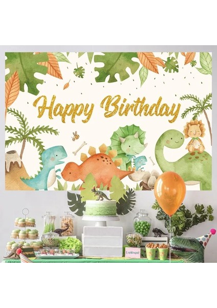 Zemin2 Dinozor Parti Zemin Dinozor Doğum Günü Partisi Süslemeleri Çocuk Çocuk Bebek Duş Dekor Jungle Safari Doğum Günü Partisi Malzemeleri (Yurt Dışından) fiyatları