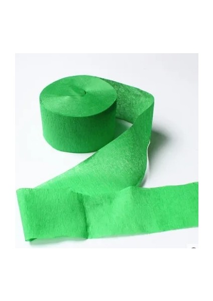 Yeşil 1/3/6 Adet Renkli Krep Kağıt Rulo Oluklu Dıy Cadılar Bayramı Origami Doğum Günü Partisi Düğün Bebek Duş Zemin Dekorasyon (Yurt Dışından)