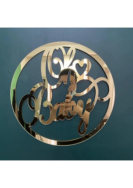 Glitter Altın 20 cm Özel Ayna Altın Oh Bebek Adı Burcu Kreş Duvar Dekorasyonu Kişiselleştirilmiş Bebek Duş Burcu Hediye Rustik Düğün Parti Vaftiz Deco (Yurt Dışından) modelleri