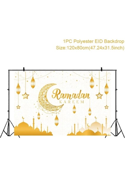 Arka Plan3 Eid Mubarak Açık Banner Bayrağı Ramazan Kareem Banner Ramazan Dekorasyon Ev 2023 Islam Müslüman Parti Eid Al Adha (Yurt Dışından)