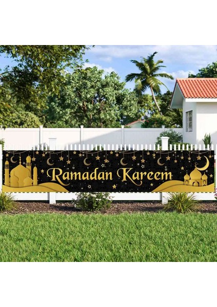 Arka Plan3 Eid Mubarak Açık Banner Bayrağı Ramazan Kareem Banner Ramazan Dekorasyon Ev 2023 Islam Müslüman Parti Eid Al Adha (Yurt Dışından) fırsatları