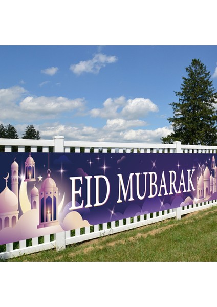 Arka Plan3 Eid Mubarak Açık Banner Bayrağı Ramazan Kareem Banner Ramazan Dekorasyon Ev 2023 Islam Müslüman Parti Eid Al Adha (Yurt Dışından) indirimleri