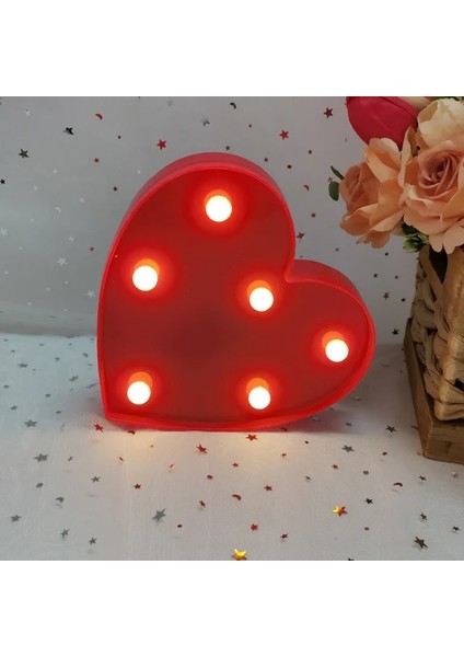 Kırmızı Kalp 16 cm Aydınlık Altın LED Mektup Numarası Lamba 26 Ingilizce Alfabe Pil Işığı Romantik Düğün Çocuklar Doğum Günü Partisi Süslemeleri Için (Yurt Dışından)