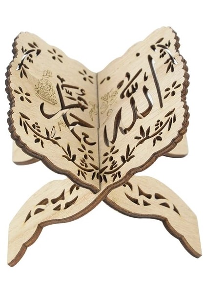 A2 Ahşap Eid Mubarak Kuran Kutsal Kitap Standı Tutucu Islam Müslüman Ramazan Kareem Dekorasyon Ev Için 2023 Ramazan Mübarek Bayram Hediyeler (Yurt Dışından)