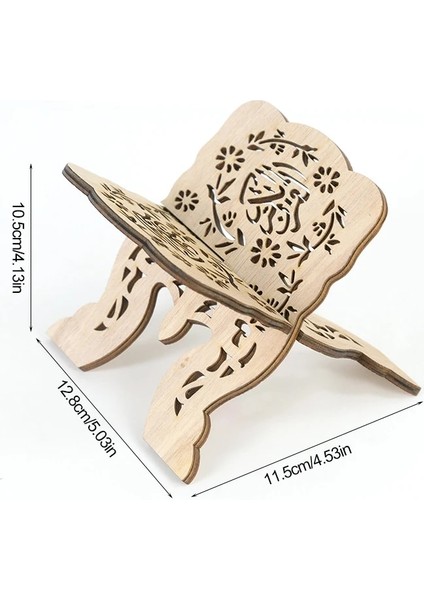 A2 Ahşap Eid Mubarak Kuran Kutsal Kitap Standı Tutucu Islam Müslüman Ramazan Kareem Dekorasyon Ev Için 2023 Ramazan Mübarek Bayram Hediyeler (Yurt Dışından)