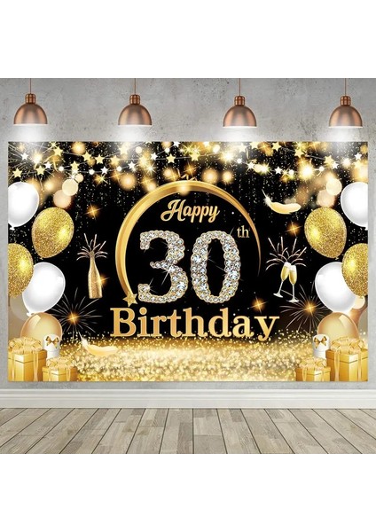Konfeti 30 Mutlu 30 Doğum Günü Balon Garland Arch Kiti Zemin Erkek Kadın Masa Koşucu 30 Yıl Yıldönümü 30. Doğum Günü Partisi Dekoru (Yurt Dışından) modelleri