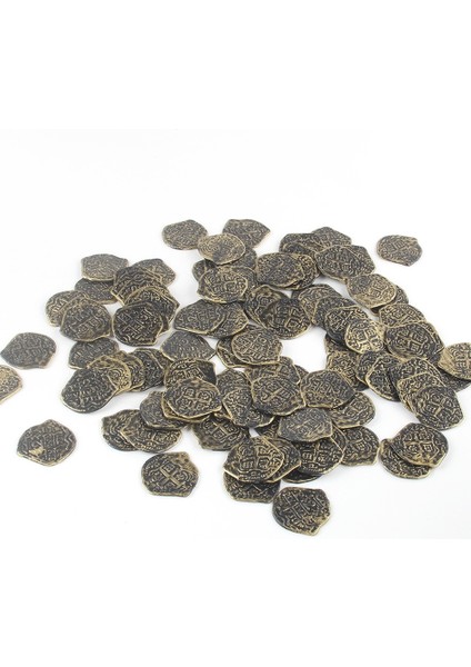 Stil 12 100 Adet Avrupa Hazine Ispanya Doubloon Altın Sikke Sahne Karayip Serisi Korsan Film Sikke Fark Renkler Paraları Hazine Oyunu (Yurt Dışından)