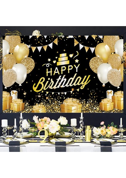 30 Banner Mutlu 30 40 50 Doğum Günü Siyah Altın Doğum Günü Partisi Dekorasyon Evlilik Yıldönümü Yetişkin 30TH 40TH 50TH Doğum Günü Partisi Zemin (Yurt Dışından) fiyatları