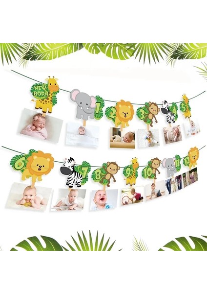 Kağıt Bardak 10 Adet Orman Hayvan Sofra Vahşi Bir Doğum Günü Partisi Dekoru Boys Orman Parti Malzemeleri Jungle Safari Tema Parti Dekor Bebek Duş (Yurt Dışından)