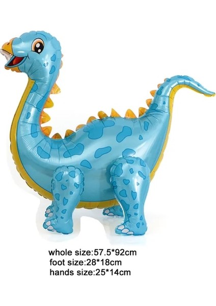 3D Ayakta Balon Jurassic Dünya Dinozor Temalı Sofra Orman Safari Dinozor Bardak Tabaklar Balon Vahşi Roar Boys Dinozor Doğum Günü Partisi Dekoru (Yurt Dışından)