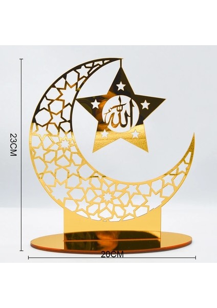 Stil 8 Eıd Mubarak Altın Akrilik Kolye Süsleme Ramazan Kareem Süslemeleri Ev Kurban Bayramı Hediyeler Islam Müslüman Parti Malzemeleri (Yurt Dışından)