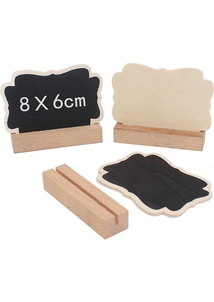 S 10 Adet/grup Ahşap Mini Kelebek Dekorasyon Kara Tahta Mesaj Burcu Asmak Dize Düğün Parti Dekorasyon Malzemeleri 8*6 cm (Yurt Dışından) fiyatları