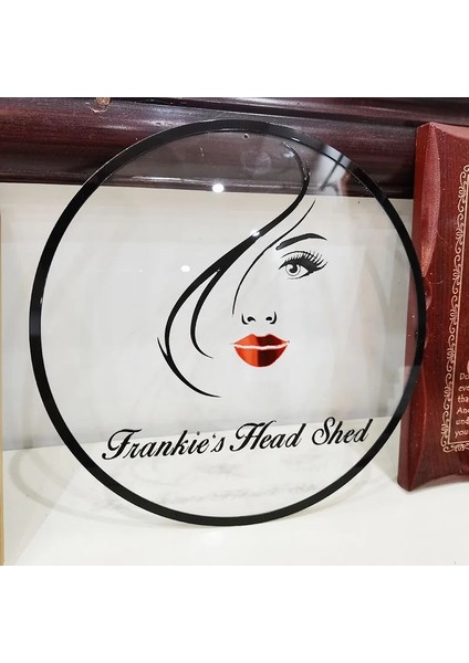 Ayna Siyah 15 cm Özel Daire Siyah Gümüş Altın Ayna Hoş Geldin Yazısı Mağaza Adı Mağaza Logosu Kişiselleştirilmiş Şirket Logosu Adı Duvar Dekorları (Yurt Dışından) fırsatları