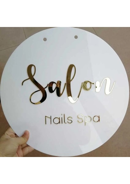 Gümüş Mektup 2 Delik 20 cm Özel Akrilik Ayna Bebek Duş Adı Işareti, Mağaza Mağaza Logosu Hoş Geldin Yazısı, Düğün Parti Dekorları (Yurt Dışından)