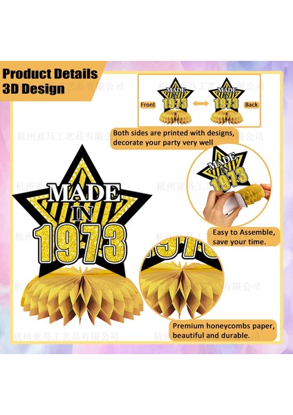 90 Siyah Altın 50 Yaşındaki Doğum Günü Partisi Dekor Tezahürat 18TH 30TH 40TH 50TH 60TH Doğum Günü Partisi Petek Desenli Kağıt Yelpazesi Masa Süsleri (Yurt Dışından) indirimleri