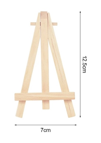 5 Adet-S 5 Adet Ahşap Mini Şövale Çerçeve Düğün Masa Numarası Kart Standı Fotoğraf Ekran Tutucu Çocuklar Boyama Zanaat Sanatçı Malzemeleri Ev Dekor (Yurt Dışından)