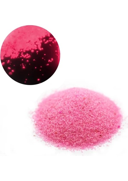 Gül Kırmızı 10 Renkler 10G Parti Dıy Floresan Süper Aydınlık Parçacık Aydınlık Pigment Karanlıkta Kum Tozu Parlayan Parlak Çakıl Aydınlık (Yurt Dışından)