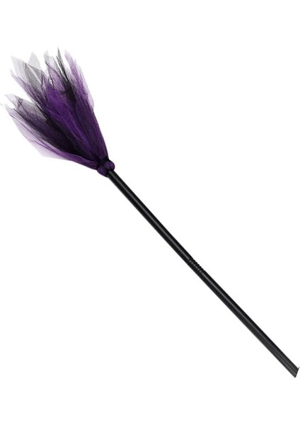 Mor Cadılar Bayramı Partisi Cadı Süpürge Plastik Cadı Süpürge Çocuk Süpürge Sahne Cadı Şapkası Cadılar Bayramı Cosplay Kostüm Partisi Süslemeleri Için (Yurt Dışından)