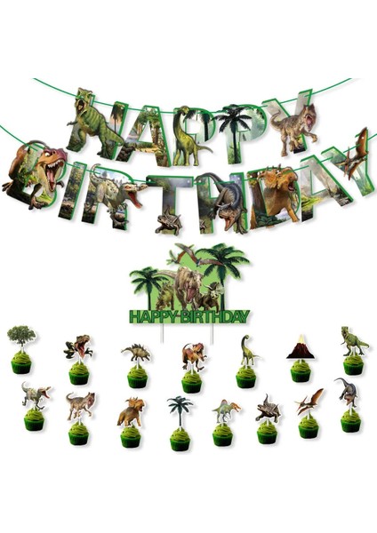 Yumurta Balon 3 Jurassic Dinozor Balon Seti Dıy Sahne Orman Yaban Hayatı Tema Parkı Düzenleme Seti Çocuk Doğum Günü Dinozor Kek Süslemeleri (Yurt Dışından)