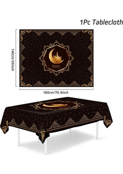 Masa Örtüsü 4 Ramazan Dekor Masa Örtüsü Eıd Mubarak Dekor Ev 2023 Ramazan Kareem Islam Müslüman Parti Kurban Bayramı Hediyeler Mutlu Ramazan Bayramı (Yurt Dışından) fiyatları
