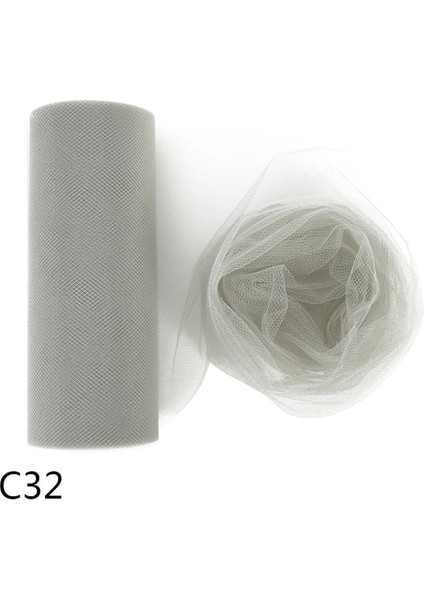 C32 25 Metre Düğün Tül Rulo Biriktirme Glitter Organze Kumaş Iplik Örgü Kızlar Için Tutu Elbise Dıy Dikiş El Sanatları Doğum Günü Düğün Dekor (Yurt Dışından) fiyatları