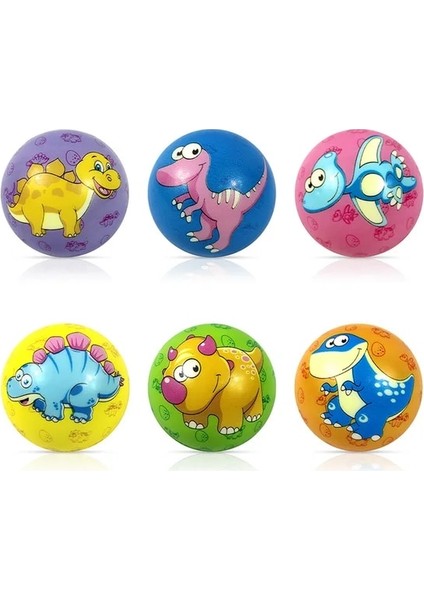 Derin Safir Komik Karikatür Dinozor Kabarık Toplar Dino Parti Hediyeler Atlama Elastik Lastik Toplar Çocuk Boys Mutlu Dinozor Doğum Günü Partisi Iyilik (Yurt Dışından)