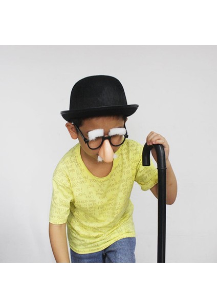 Beyaz Cadılar Bayramı Kılık Gözlük ve Bıyık Komik Büyük Burun Festivali Hediye Malzemeleri Çocuklar Için Yüz Maskeleri ile Cosplay Parti Kostümleri (Yurt Dışından) indirimleri