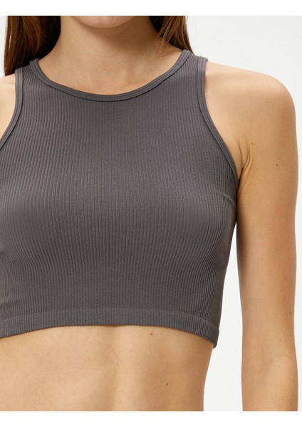 Basic Crop Atlet Yuvarlak Yaka Ribanalı indirimleri